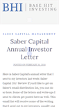 Mobile Screenshot of basehitinvesting.com